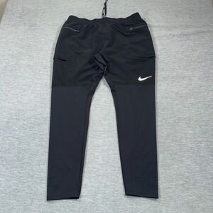 Nike Mens Black Utility Flex Hybrid Running Trainer Dri-Fit Jogger Pants Size M